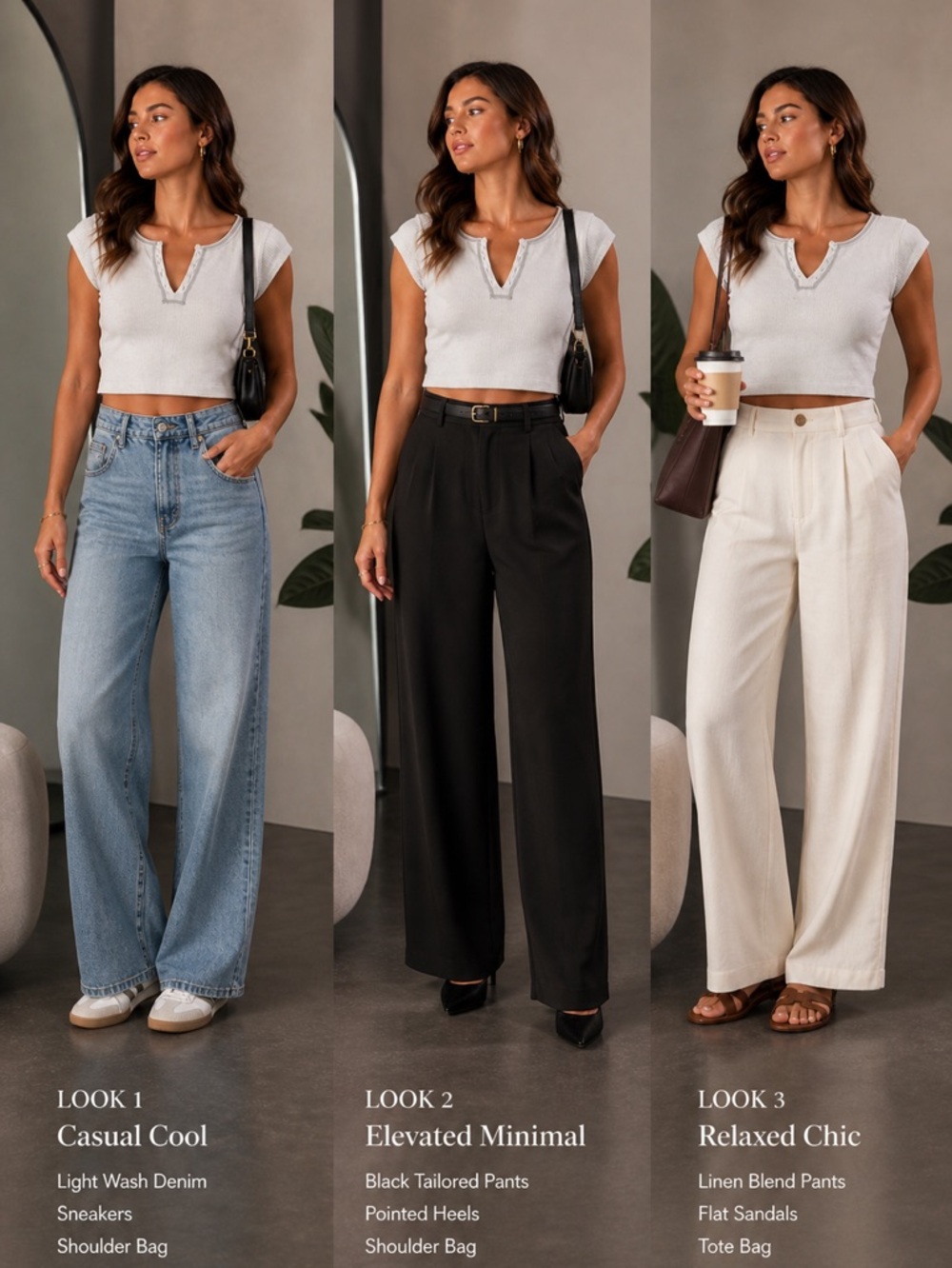 Urban Outfitters Ribbed Cream Crop Top